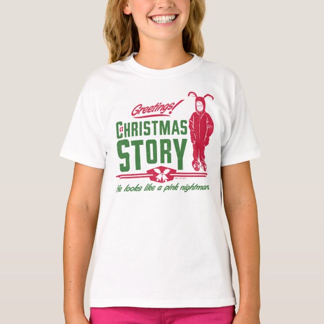 T-shirt Une histoire de Noël | Il ressemble à un cauchemar (Devant)