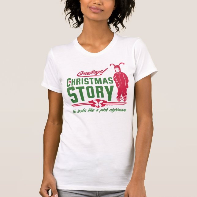T-shirt Une histoire de Noël | Il ressemble à un cauchemar (Devant)