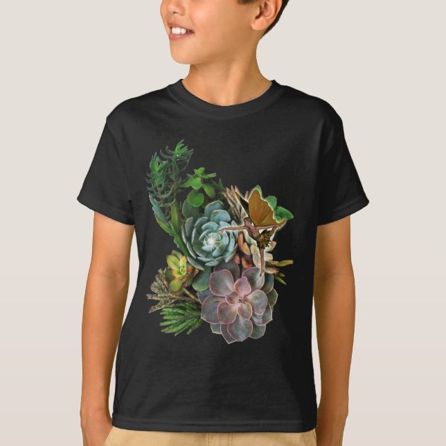 T-shirt Une histoire succulente sur un (Devant)