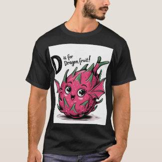 T-shirt une illustration d'un mignon fruit de dragon avec