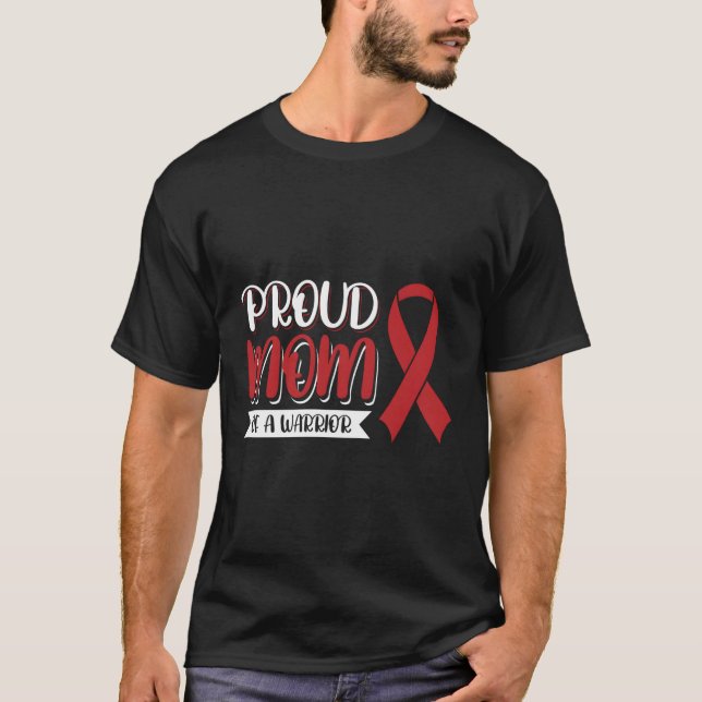 T-shirt Une incroyable sensibilisation au cancer du sang i (Devant)