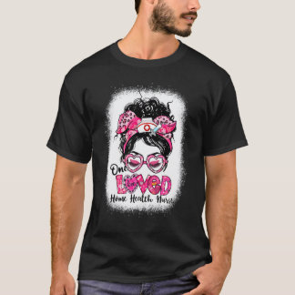 T-shirt Une infirmière à domicile adorée Bun Messy Femmes