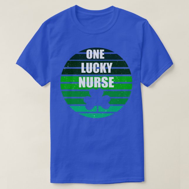 T-shirt une infirmière chanceuse (Design devant)