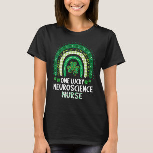T-shirt Une infirmière chanceuse en neurosciences St patri