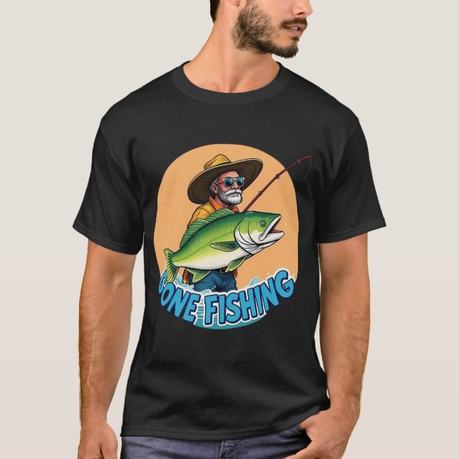 T-shirt Une journée sans canne à pêche est comme juste pou (Devant)