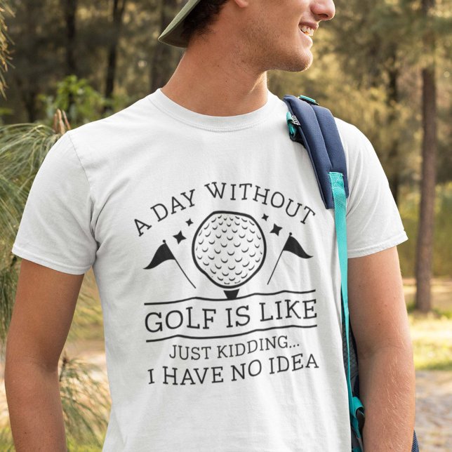 T-shirt Une journée sans golf (funny golf shirt)
