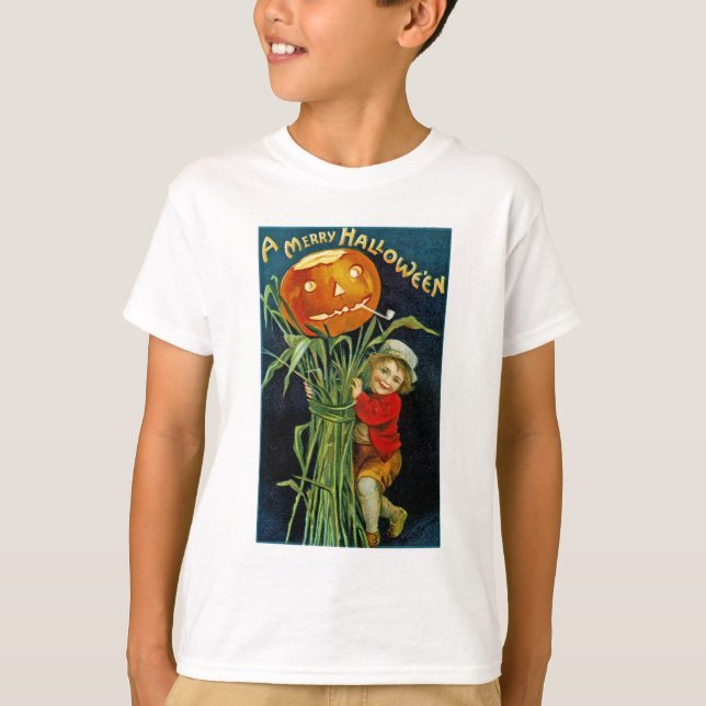 T-shirt Une joyeuse Halloween (Devant)