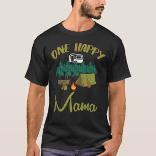 T-shirt Une joyeuse Mama Happy Camper Matching Famille Fir