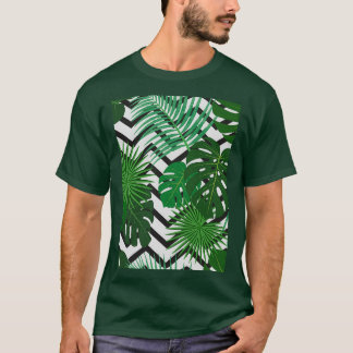 T-shirt Une jungle exotique motif sans charme laisse