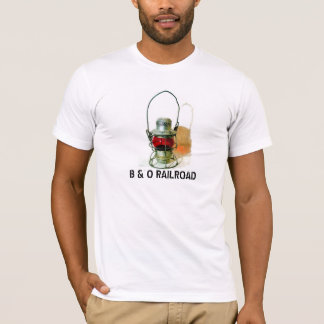 T-shirt Une lanterne de chemin de fer de B&O