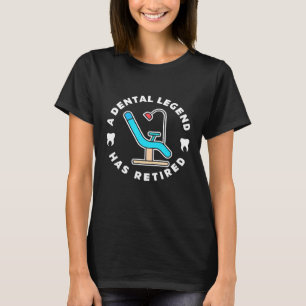 T-shirt Une Légende Hygiéniste Dentaire A Retraité - Retra