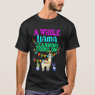 T-shirt Une Llama entière qui apprend
