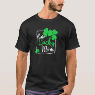 T-shirt Une Lucky Mom Tee Funny Family St Patrick's Day Pu