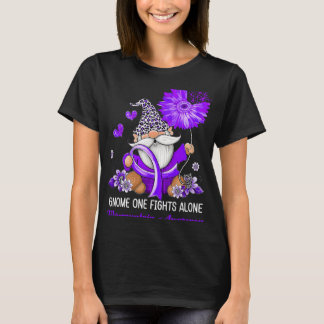 T-shirt Une lutte seule contre la Fibromyalgie du Ruban