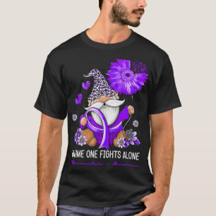 T-shirt Une lutte seule contre la Fibromyalgie du Ruban