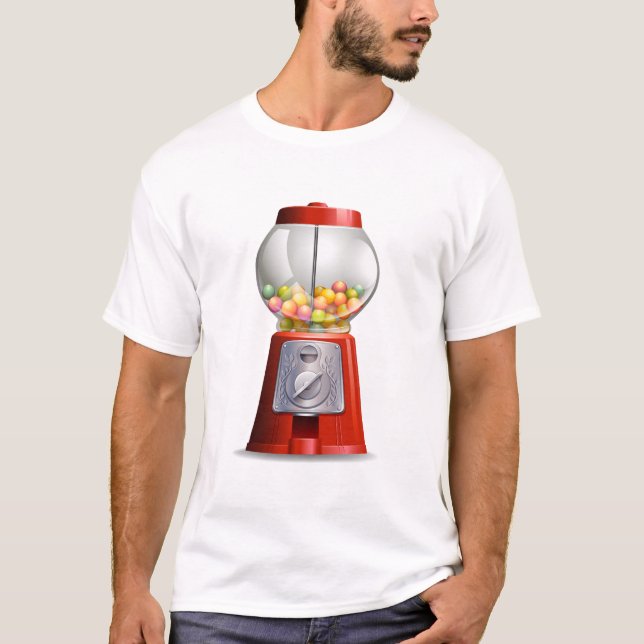 T-shirt Une machine à gumball (Devant)