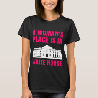 T-shirt Une Maison Blanche Est Une Maison De Femmes