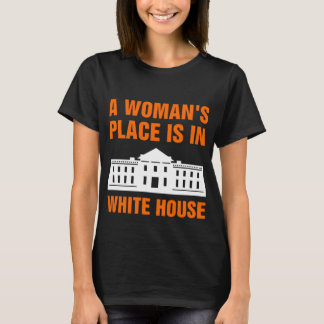 T-shirt Une Maison Blanche Est Une Maison De Femmes