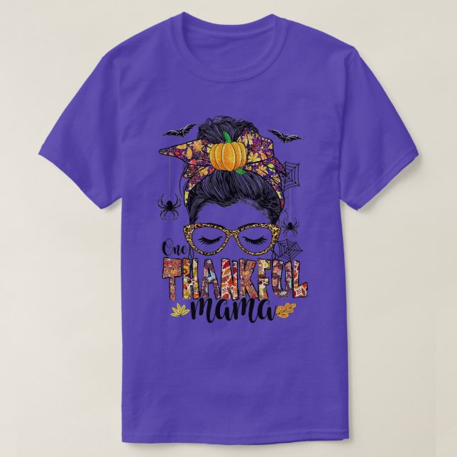 T-shirt Une Mama Gentil Drôle Mâle Mâle Bun Automne Que (Design devant)