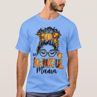 T-shirt Une Mama Gentil Drôle Mâle Mâle Bun Automne Que