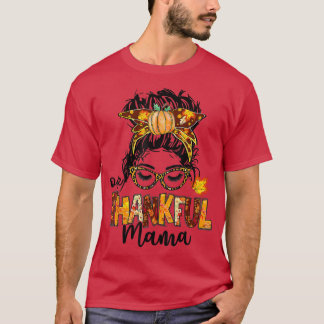 T-shirt Une Mama Gentil Drôle Mâle Mâle Bun Automne Que