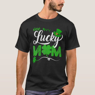 T-shirt Une maman chanceuse St. Patrick's Day Maman