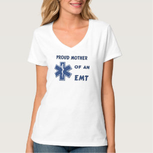 T-shirt Une maman fière d'un EMT