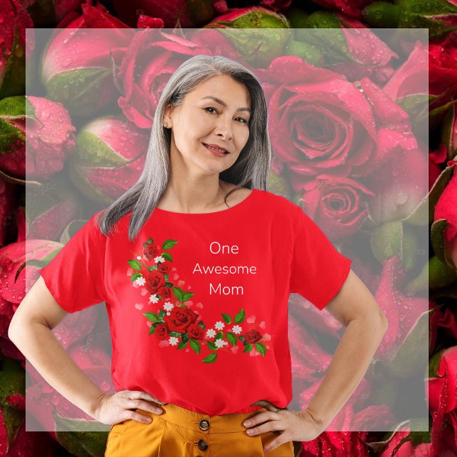 T-shirt Une maman géniale (Créateur téléchargé)