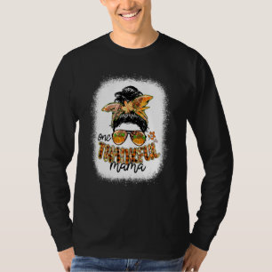T-shirt Une Maman Reconnaissante Chignon Méche Automne Act