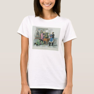 T-shirt Une manière de dire l'avenir, gravée par la Mlle