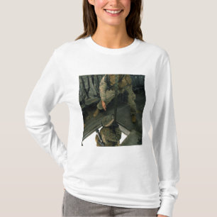 T-shirt Une marine envoie une marine semblable en bas de