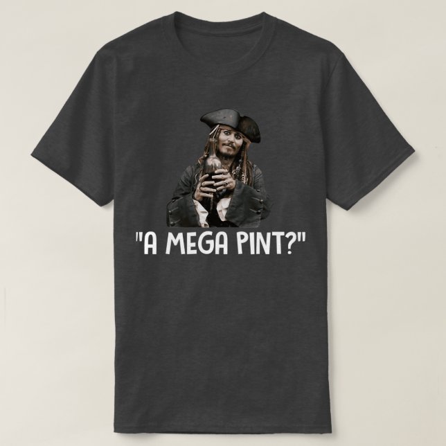 T-shirt Une Méga Pint Méga Pint De Vin T (Design devant)
