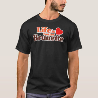 T-shirt Une meilleure brune