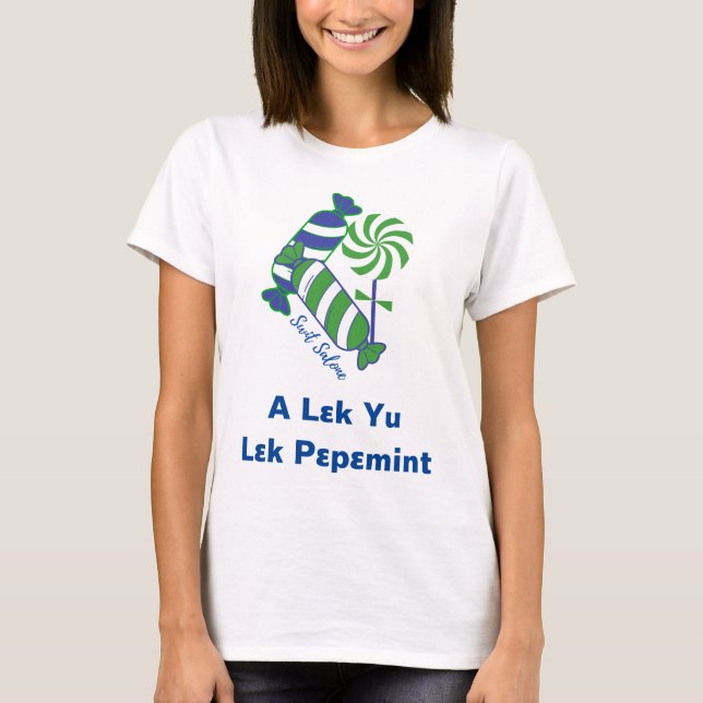 T-shirt Une menthe Lek Yu Lek (Devant)