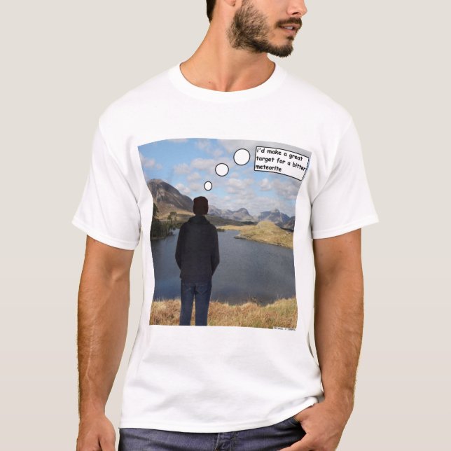 T-shirt Une météorite amère (Devant)