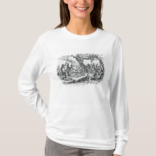 T-shirt Une naissance dans un camp gitan (Devant)