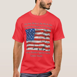 T-shirt Une nation divisée (conception d'AVANT et de DOS)
