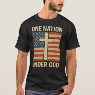 T-shirt Une nation sous Dieu
