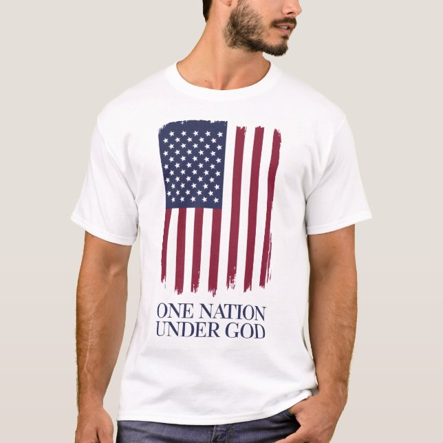 T-shirt Une nation sous Dieu (Devant)