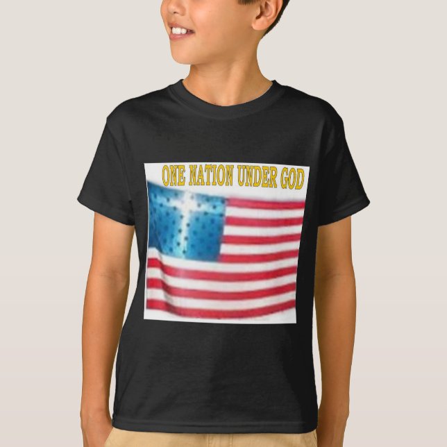 T-SHIRT UNE NATION SOUS DIEU (Devant)