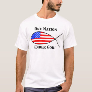 T-shirt Une nation sous Dieu