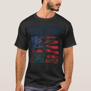 T-shirt Une nation sous Dieu 250 ans 250e anniversaire