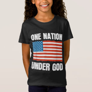 T-Shirt Une nation sous Dieu Le patriotique américain du d