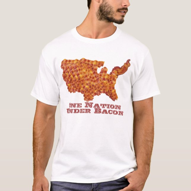 T-shirt Une nation sous le lard (Devant)