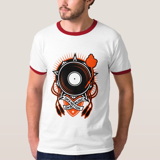 T-shirt Une nation, une musique (Devant)