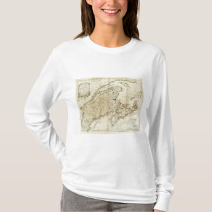 T-shirt Une nouvelle carte de la Nouvelle-Écosse, et de