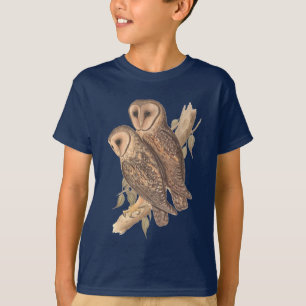 T-shirt Une paire de hiboux de grange masqués sur une