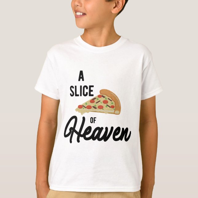 T-shirt Une part de pizza mystique paradisiaque (Devant)