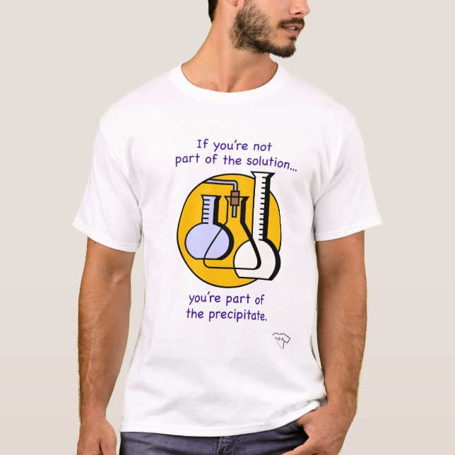 T-shirt Une partie de la solution (Devant)