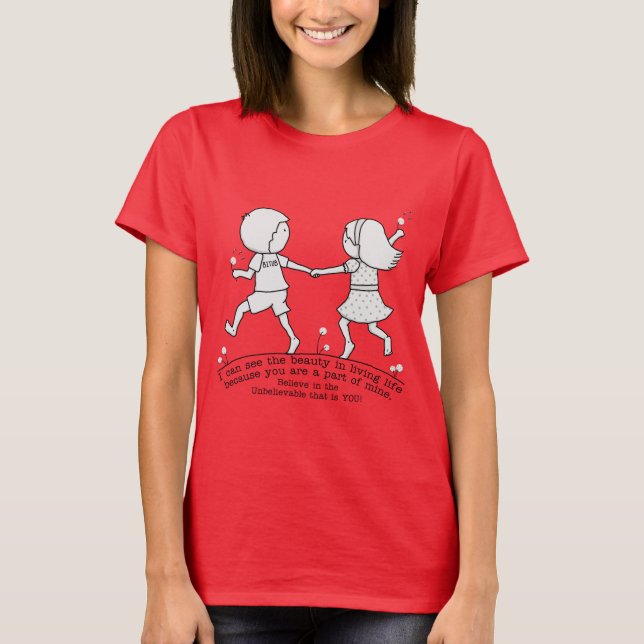 T-shirt Une partie de ma vie (Devant)